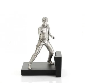Royal Selangor Pewter Star Wars Leia Han Solo Endor Figurine 0179058 - Picture 1 of 8