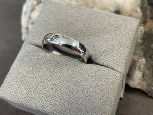 Anello nuziale gallese Clogau bianco e rosa 18 carati 5 mm Windsor taglia R £300 di sconto - Foto 1 di 14