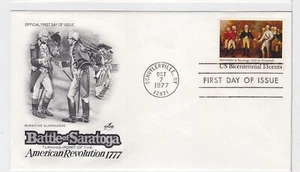 TurtlesTradingPost- Surrender at Saratoga 1977 #1728 FDC- Artcraft Cachet - Picture 1 of 1