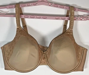 Vanity Fair Bra Nude Size 40DD Lace Detail Padded /underwire 75335 EUC Beige - Picture 1 of 10