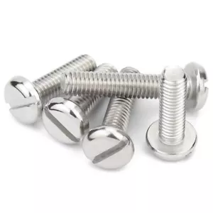 Perno de tornillo de cabeza redonda de acero inoxidable M1.6 M2 M2.5 M3 M4 M5 M6 304 - Imagen 1 de 4