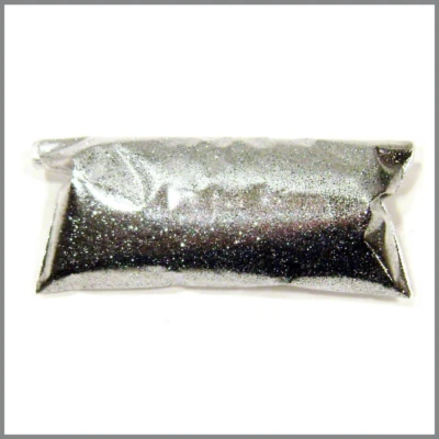 1 oz (30 ml) Cromo Plata Metal Escama 0,008" Fino, Brillante Pintura Aditivo Escama Metal Foto 1 de 4