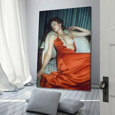 Sylvia Kristel Retro Art Poster 1970s Actress Poster Erotic Wall Art Room Decor - Image 1 of 4