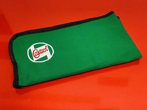 LAMBRETTA VESPA LML BORSA ROTOLO ATTREZZI TRADIZIONALE TELA VERDE CASTROL GOFFRATA - Foto 1 di 7