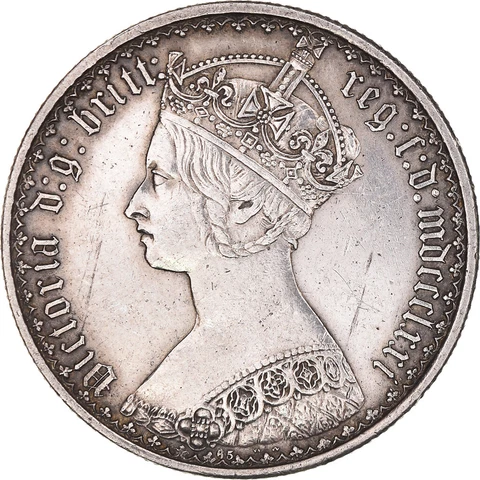 [#1060329] Coin, Great Britain, Victoria, Gothic, Florin, Two Shillings, 1871, L Cover