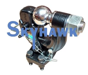 COMBO PINTLE HOOK 2-5/16" BALL TRAILER TRUCK HITCH TOWING 10,000 lbs Capacity - Picture 1 of 4