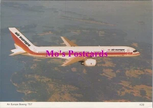Aviation Postcard - Air Europe Boeing 757 Aeroplane RR21050 - Picture 1 of 2