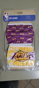 NBA Los Angeles Lakers Jugend Gesichtsbedeckung Maske 2 Stück/2 Farben Neu  - Bild 1 von 6