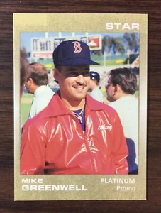 1988 Star Company MIKE GREENWELL Limited Edition PLATINUM PROMO Card H8022303 - Picture 1 of 12