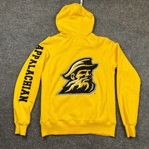 E5 Appalachian State Univ Mountaineers Hoodie Womens Small Full Zip Sweatshirt Cover