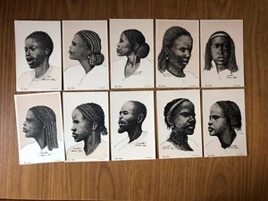 Lotto 10 Postkarten Produktarten Bataillone Dis. Garotti Papier-Produkte Asmara - Bild 1 von 2