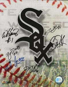 Chicago White Sox multi signed 8x10 photo Scott Podsednik, Cotts, Willie Harris - Picture 1 of 1
