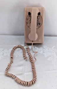 Vintage Stromberg Carlson beige Wandhalterung Telefon ungetestet - Bild 1 von 6