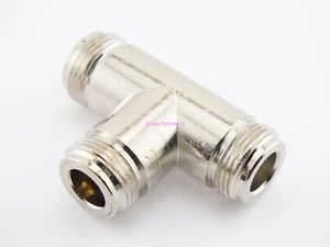 Coax Adapter N Female to N Female TEE RF Connector - USA Ham Seller - Picture 1 of 1