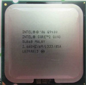Intel Core 2 Quad Q9400 SLB6B 2.66GHz LGA775 6MB Cache 95W Yorkfield CPU - Picture 1 of 1