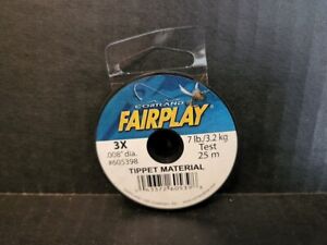 Vintage Cortland Fairplay Tippet Material .008" Dia. 7lB Test 25 m