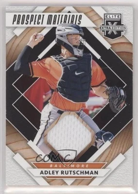 2020 Panini Elite Extra Edition Prospect Materials Black Adley Rutschman #PM-AR - Image 1 of 2