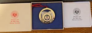 1996 White House Christmas Ornament Millard Fillmore WHHA Historical Original Bx - Picture 1 of 5