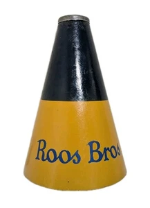 Vtg Roos Bros Cal Berkeley Promotional Advertising Megaphone College Football - Picture 1 of 8