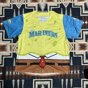 SpongeBob SquarePants Seattle Mariners Jersey SGA 8/3/25 RARE XL Giveaway - Picture 1 of 7