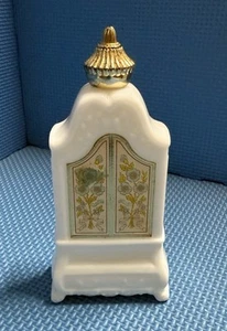 Vintage Avon Armoire Milk Glass Bottle Empty - Picture 1 of 6