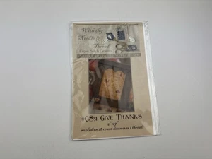 Brenda Gervais Give Thanks Counted Cross Stitch Pattern 7R - Picture 1 of 3