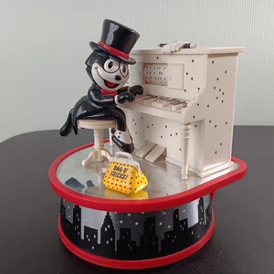 Excellent 1987 Enesco "Felix The Cat" Bag O' Tricks Music Box (All Parts Work !) - Picture 1 of 9