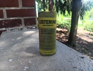 VINTAGE LISTERINE ANTISEPTIC MOUTH WASH NEW OLD STOCK PROP TRAVEL SIZE BOTTLE - Picture 1 of 5