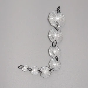 Pottery Barn Mia Large Pendant Replacement Crystals Prism - Lower Rim New - Picture 1 of 2