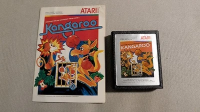 Kangaroo - video game with manual for Atari 2600! vintage  (1983) Tested!  - Image 1 of 3