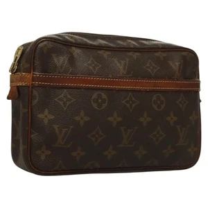LOUIS VUITTON Monogram Compiegne 23 Clutch Bag M51847 LV Auth yk18793 - Picture 1 of 20