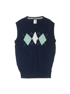 Carter's Girls Blue Sweater Vest 7 - Picture 1 of 2