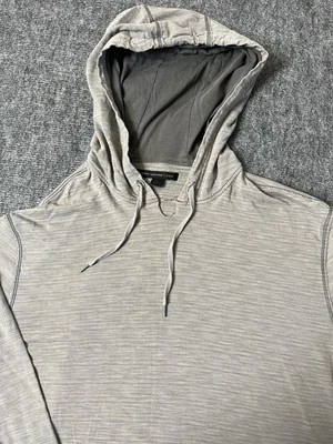 John Varvatos Jersey Hombre Medio Gris Brezo Fino Algodón Ligero Lujo Cordón Foto 1 de 4