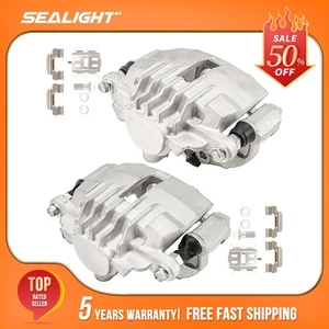 Pair Rear Brake Calipers w/ Bracket for Chevrolet Blazer S10 GMC Jimmy Sonoma - Picture 1 of 9
