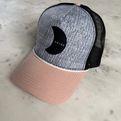 Sombrero de camionero prAna para mujer brillo unisex viajero champán brillo lunar cierre a presión Foto 1 de 4