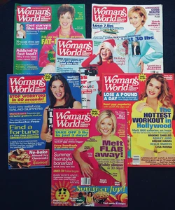 Woman's World: Lot of 6 magazines-From 1995 thru 2004- includes 5 vintage issues - Bild 1 von 8