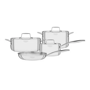Tramontina Grano 4 Piece Triply Clad Cookware Set with Stainless Steel Lids - Picture 1 of 6