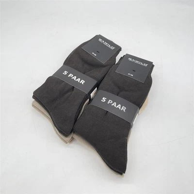 GAWILO Socken aus 100% Baumwolle (10 Paar) | Ohne drückende Naht, mit venenfreun