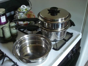 Vintage Vollrath Vacumatic Double Boiler With Extra Insert - Picture 1 of 13