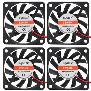 2/4STK 60mm Lüfter Gehäuselüfter 5V 12V 24V für PC Computer leise 60x60x10mm , - Afbeelding 1 van 11