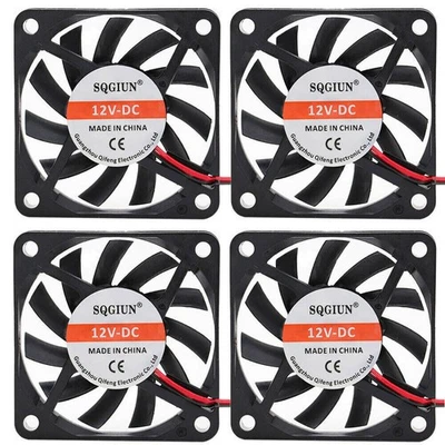 2/4STK 60mm Lüfter Gehäuselüfter 5V 12V 24V für PC Computer leise 60x60x10mm , - Bild 1 von 4