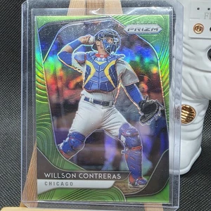 2020 Panini Prizm Willson Contreras Lime Green Prizm /125   - Bild 1 von 2