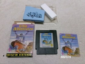 #785 Bible Adventures NES Nintendo CIB (Black cart) Cartridge AVGN Wisdom Tree