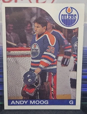 85-86 Topps Andy Moog 🚨🚨🚨 Edmonton Oilers  - Image 1 of 2