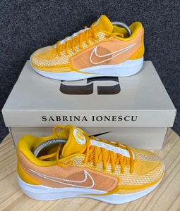 Nike Sabrina 1 TB Women’s Size 8.5 Men’s 7 University Gold / White Yellow - Picture 1 of 15