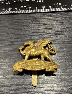 The Buffs Royal East Kent Gorra Insignia Fina De Colección Deslizante Segunda Guerra Mundial RW - Imagen 1 de 2