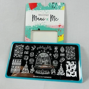 Maniology MXM091 Merry & Fright Creepmas Cheer Christmas Nail Stamping Plate - Picture 1 of 2
