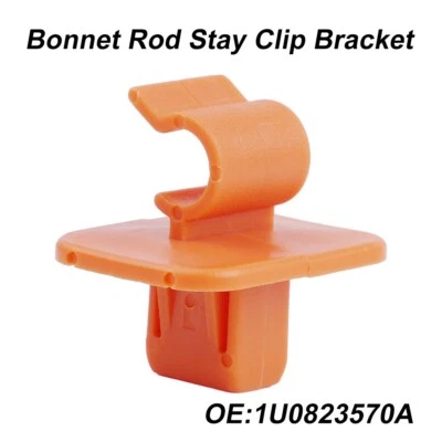 For Skoda Fabia Octavia-MK2 04-13 1U0823570A-Hood Bonnet Rod Stay Clip Bracket - Image 1 of 4