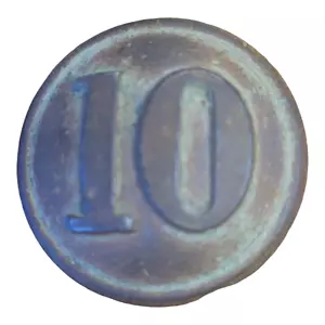 10. Infanterie Knopf - Bild 1 von 2