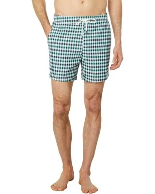 Ted Baker Addling Shorts Men's 5 Multicolor Check Drawstring Swimwear ERK521 - Image 1 of 4